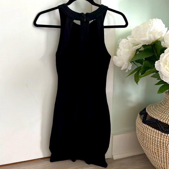 Bebe black size 00 dress with cutout back - Picture 2 of 2
